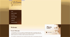 Desktop Screenshot of lecontoursurgery.com